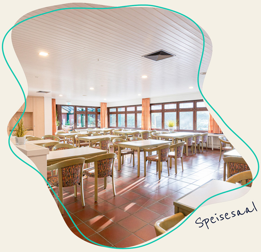 Speisesaal im Ferienhotel beim WDL Dünenhof