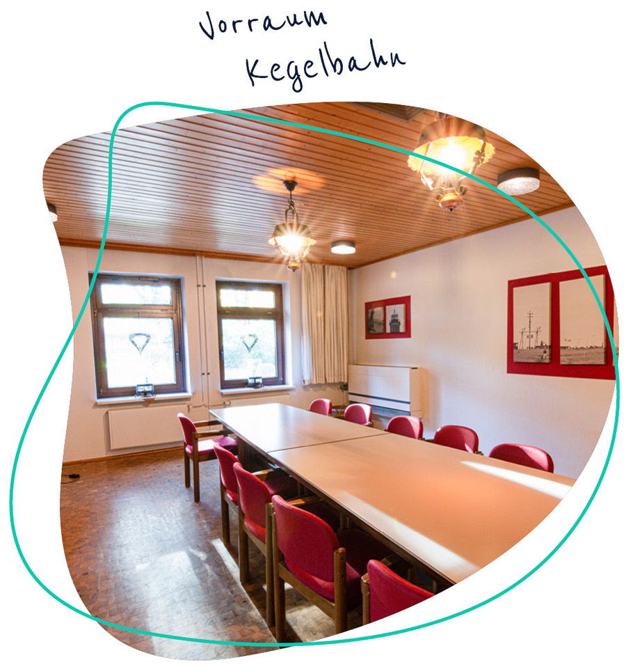 Aufenthaltsraum in der Alten Post beim WDL Dünenhof