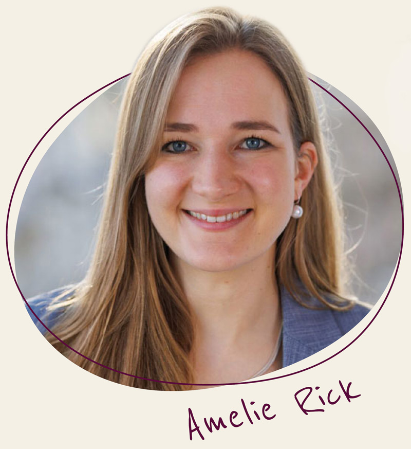 Schönes Portrait von Amelie Rick
