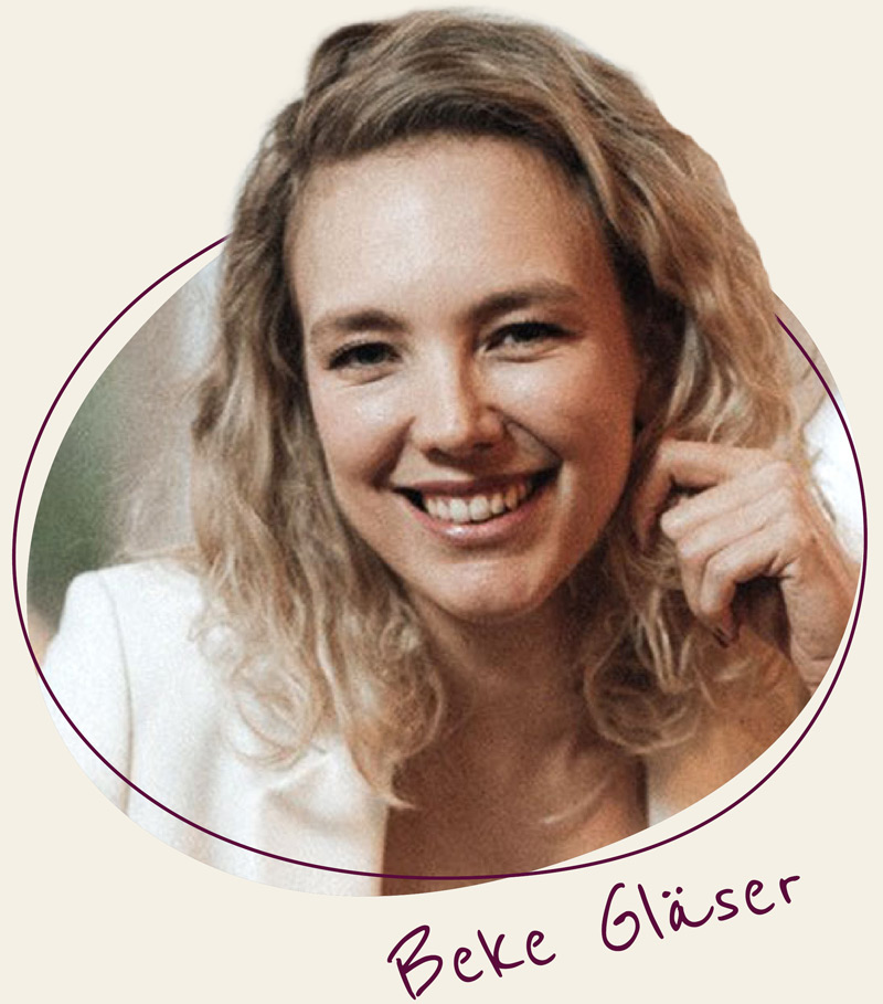 Schönes Portrait von Beke Gläser