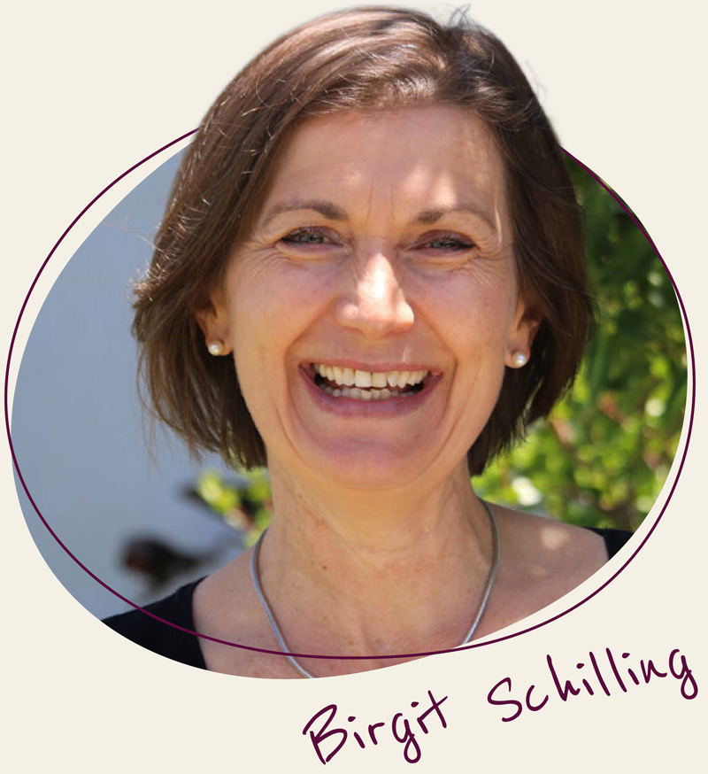 Schönes Portrait von Birgit Schilling