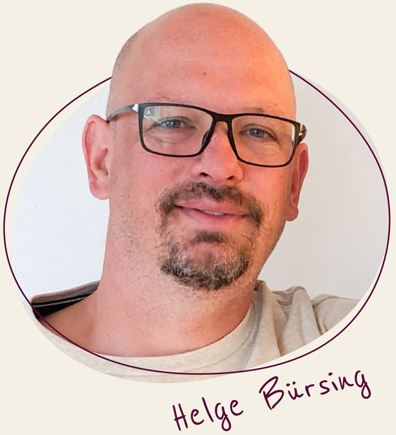 Schönes Portrait von Helge Bürsing