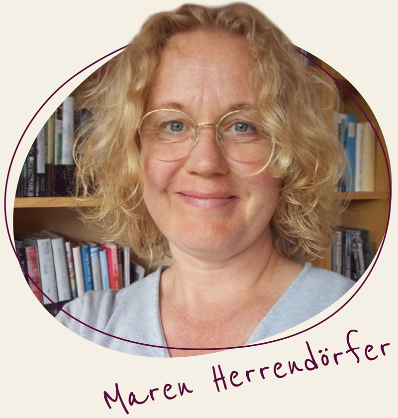 Schönes Portrait von Maren Herrendörfer