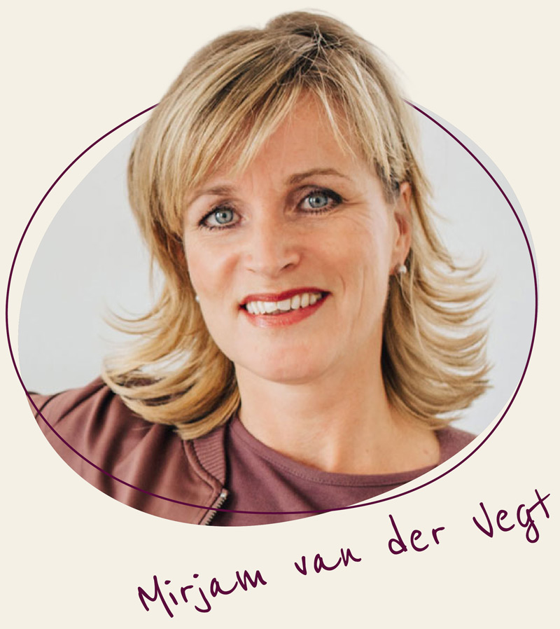Schönes Portrait von Mirjam van der Vegt