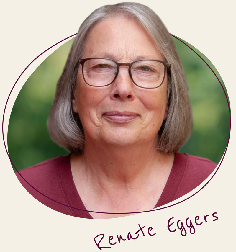 Schönes Portrait von Renate Eggers