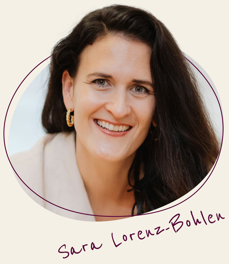 Schönes Portrait von Sara Lorenz-Bohlen