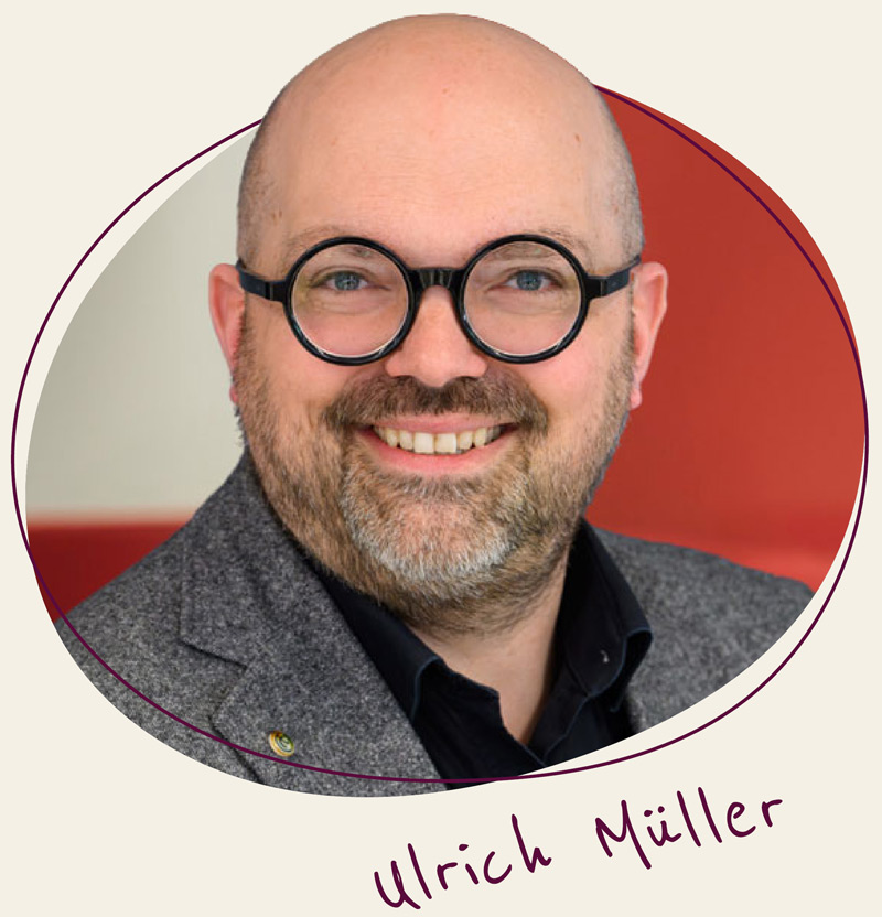 Schönes Portrait von Ulrich Müller