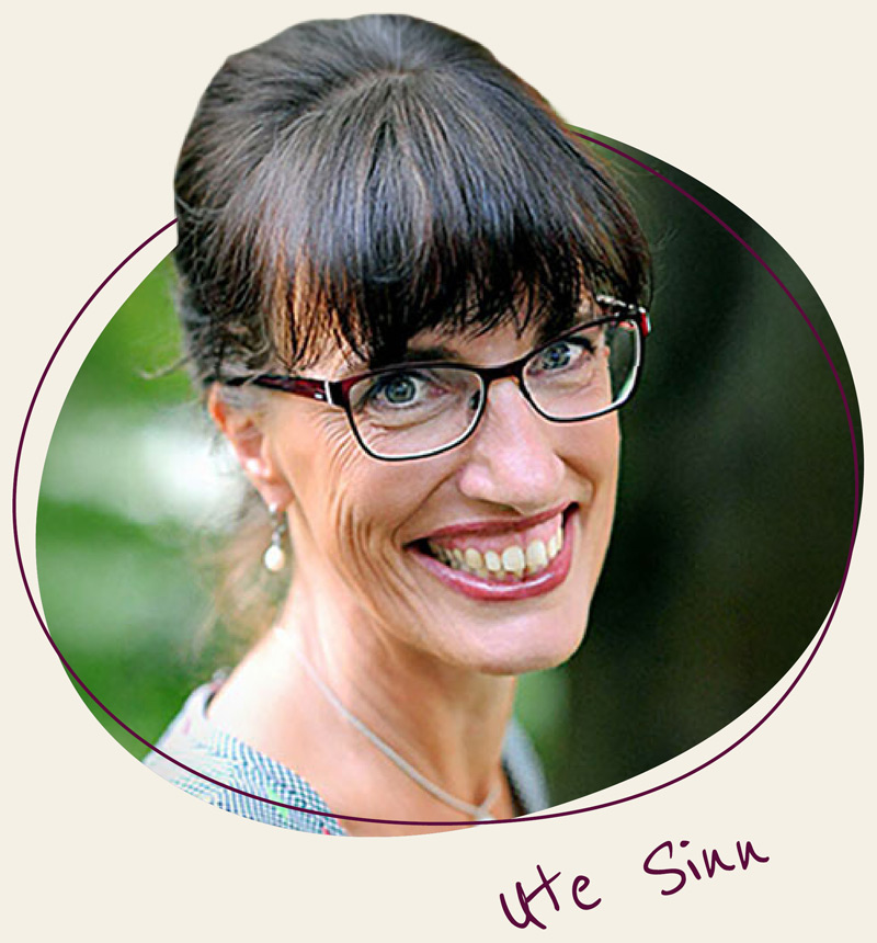 Schönes Portrait von Ute Sinn